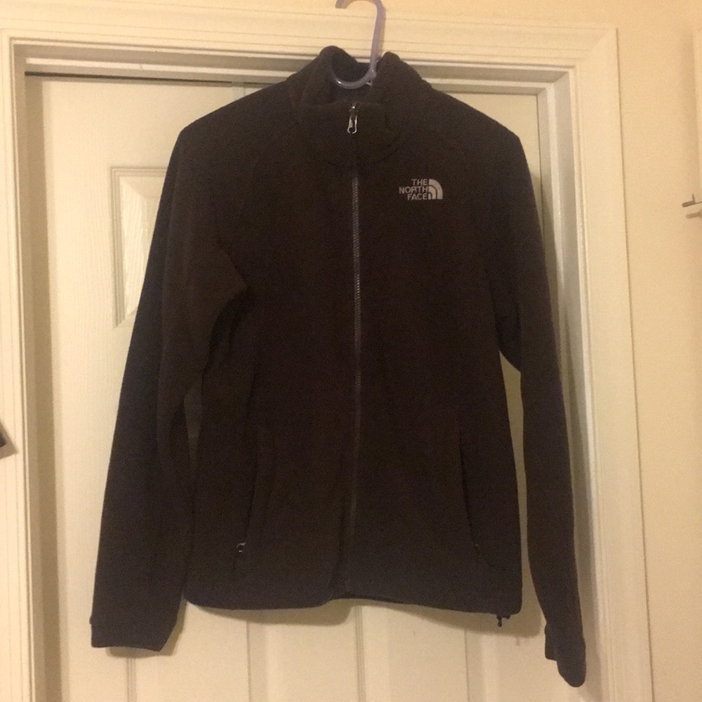 North Face fleece women’s small jacket brown